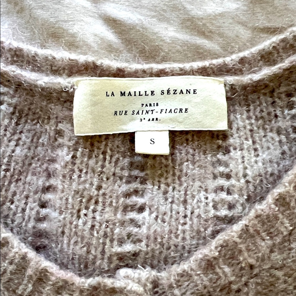Sezane Amance Cardigan Light Beige - Size S